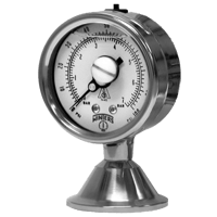 Winters Instruments 3A Premium Pharmaceutical and Sanitary Gauge, PAG